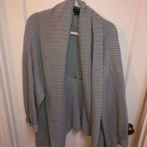 Draped cardigan